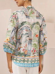Lauren Shirt Multi Sage
