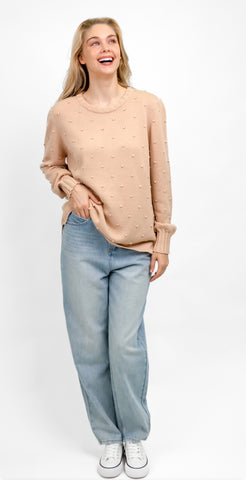 Monica Knit Almond