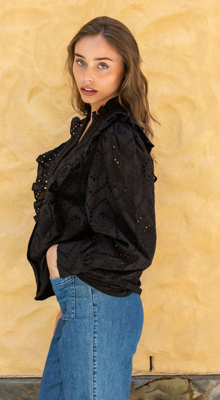 Teeghan Shirt Black