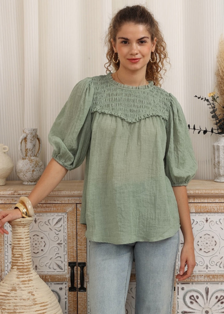 Shelly Top Sage