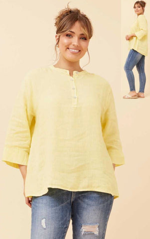 Sunflower Linen Top