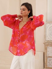 Rachel Shirt Pink/Red
