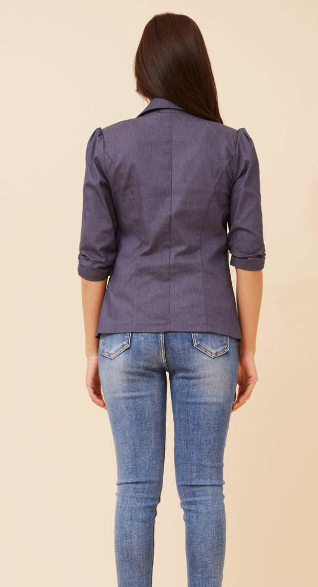 Blake Jacket Denim Blue