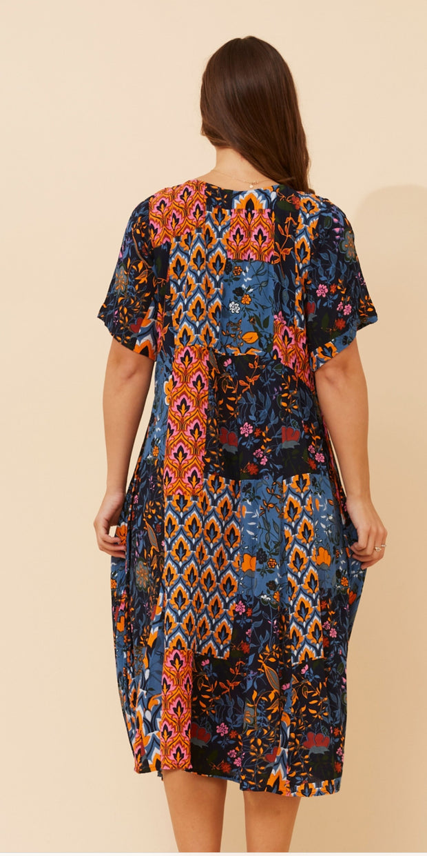 Nelly Dress Multi/Black