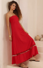 Monica Dress Red