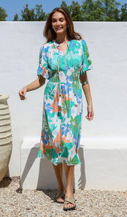 Rebecca Dress Multi/Green