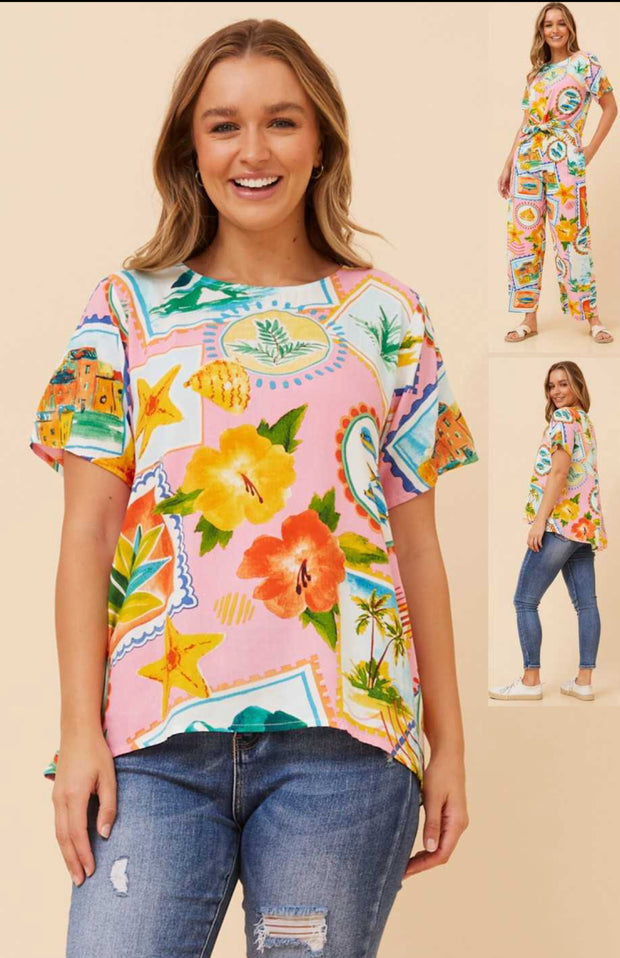 Dani Top Multi colours