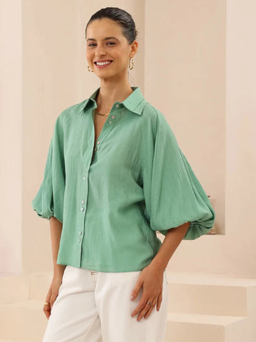 Monica Shirt Green