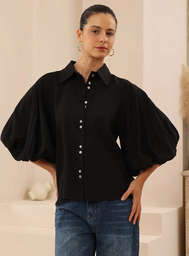 Monica Shirt Black