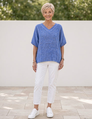 Charlie Top Blue