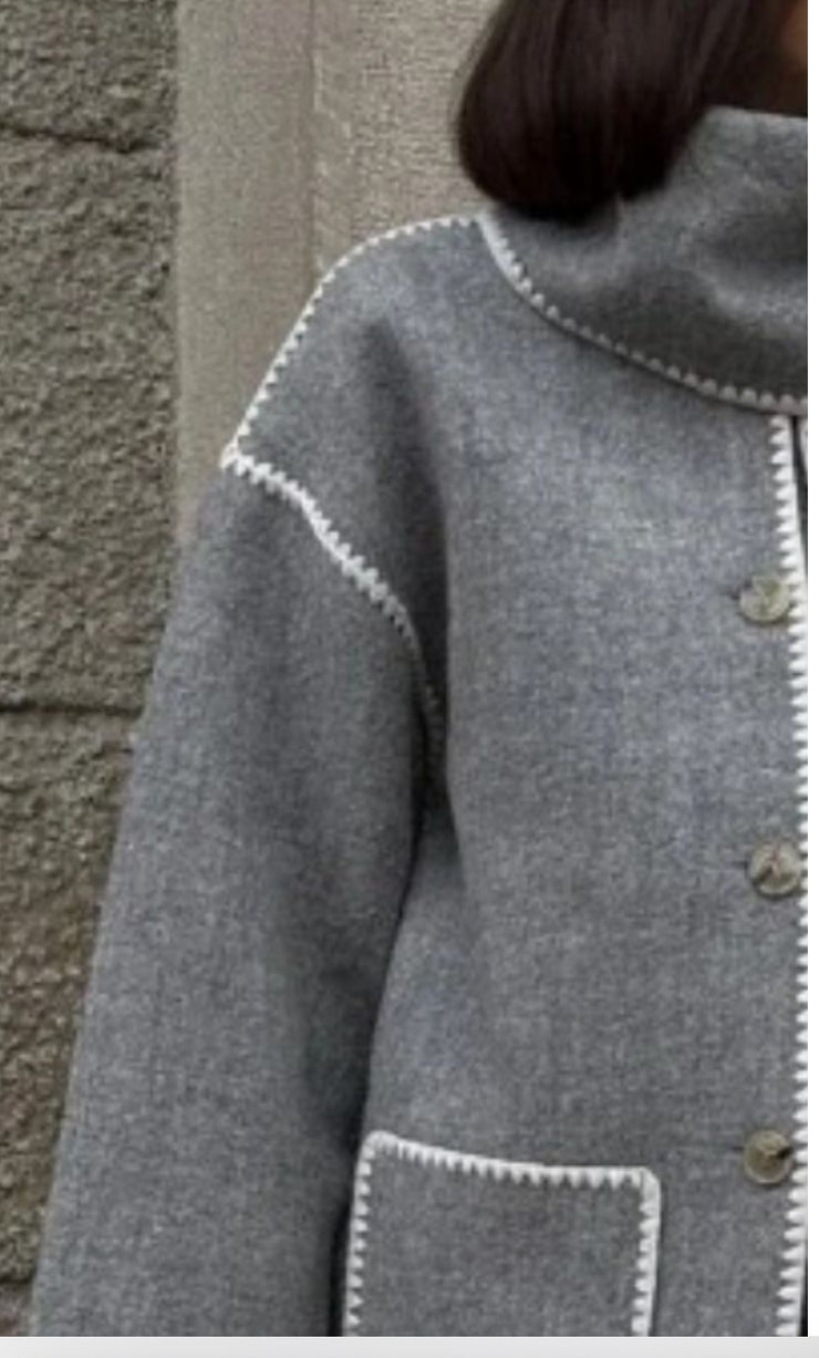 Yana Coat Grey Style CAK 24022