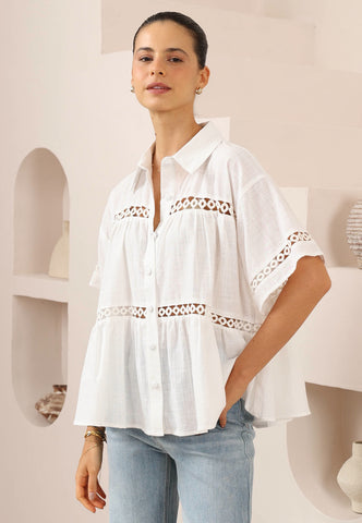 Nelly Top White