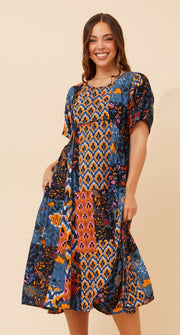 Nelly Dress Multi/Black
