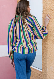Tania Shirt Winter Stripes