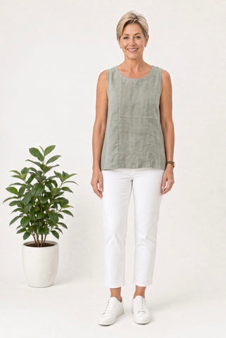 Marley Top Sage Green