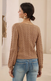 Hattie Cardigan Coffee