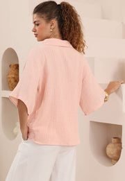 Emily Shirt Blush Pink