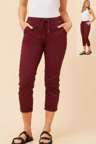 Becky Joggers Burgundy