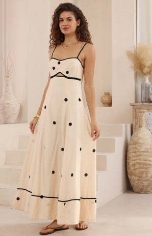 Courtney Dress Beige