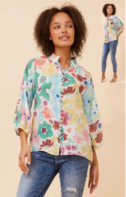 Paula Shirt Multi/Green
