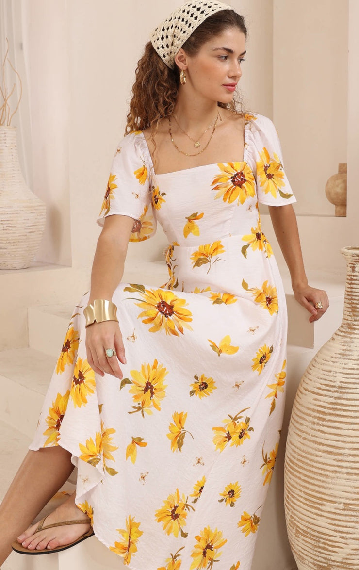 Shelby Dress Daisy print