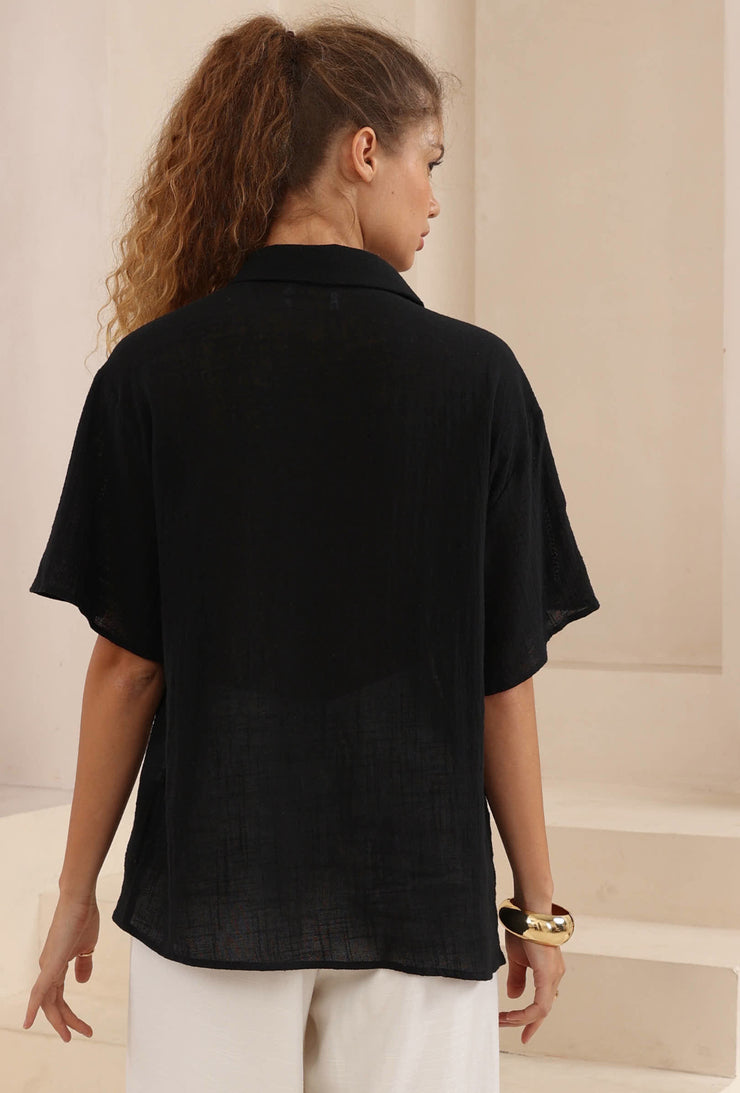 Riley Shirt Black