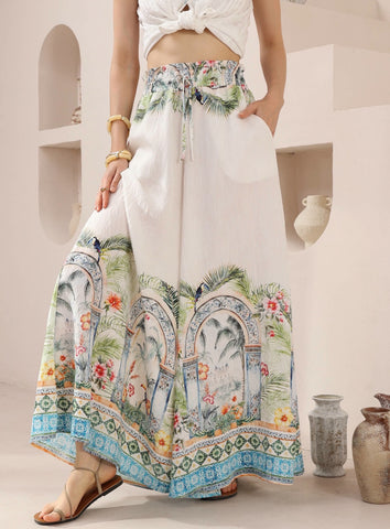 Lauren Pants Multi Sage