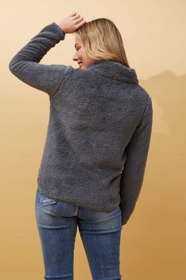 Teddy Jacket Pewter
