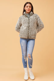 Teddy Jacket Multi Green