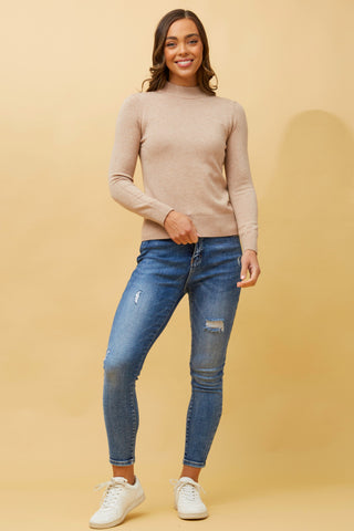 Steph Knit Beige