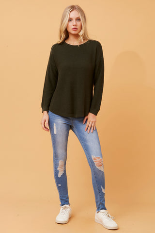 Katie Khaki Jumper