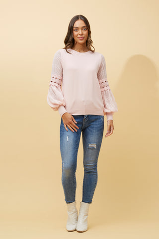 Tracey knit Pale Pink