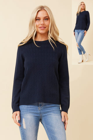 Nicci Knit Navy