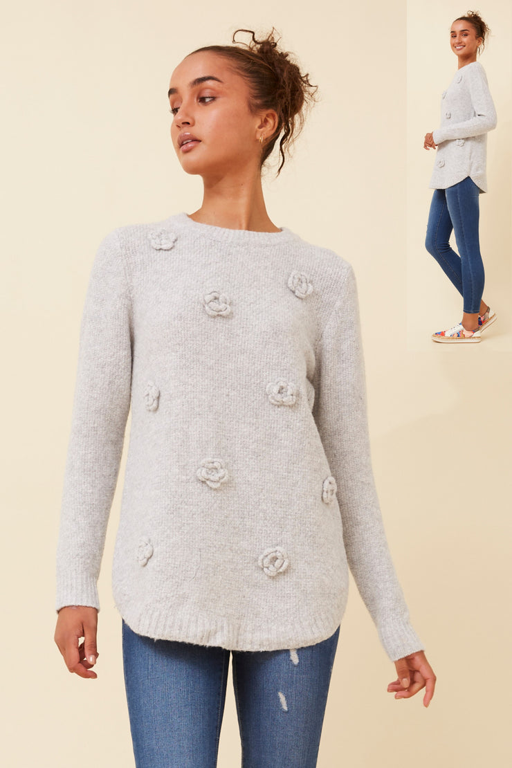 Leoni Knit Grey Marl