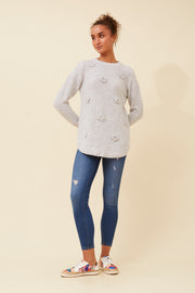 Leoni Knit Grey Marl