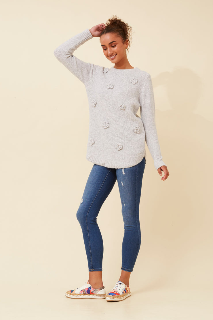 Leoni Knit Grey Marl