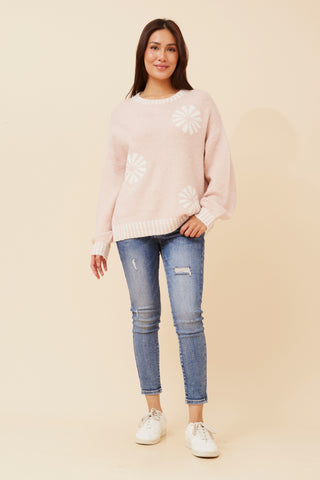 Alexa Knit Pullover Pink