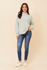 Marnie Knit Pullover Sage