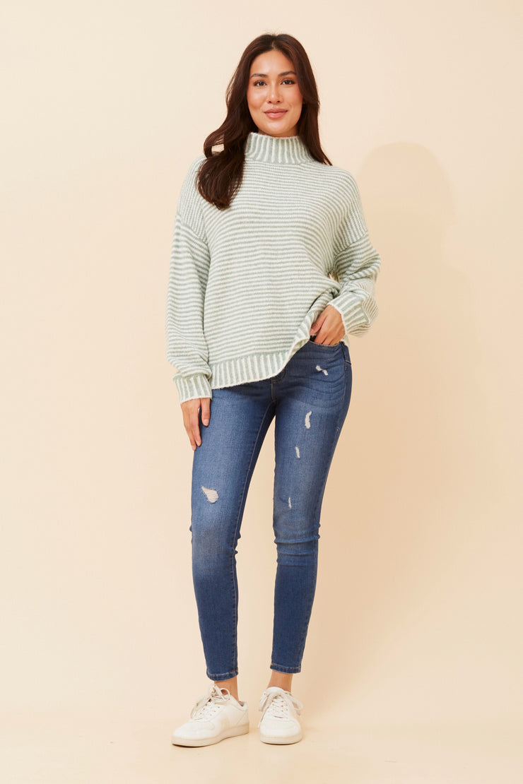 Marnie Knit Pullover Sage