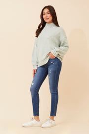 Marnie Knit Pullover Sage