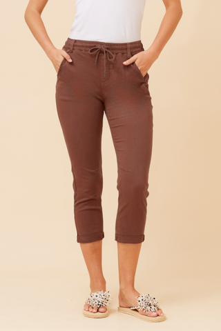 Becky Joggers Chocolate