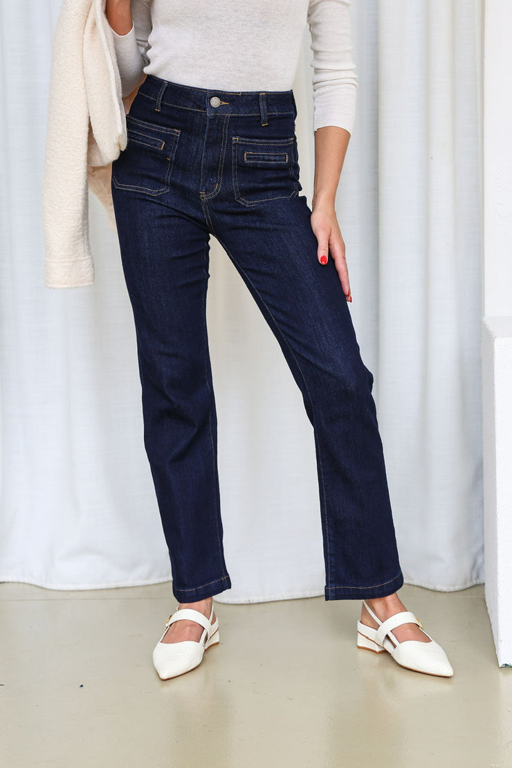 Regan Jean Style Cgj1610 Dark Wash