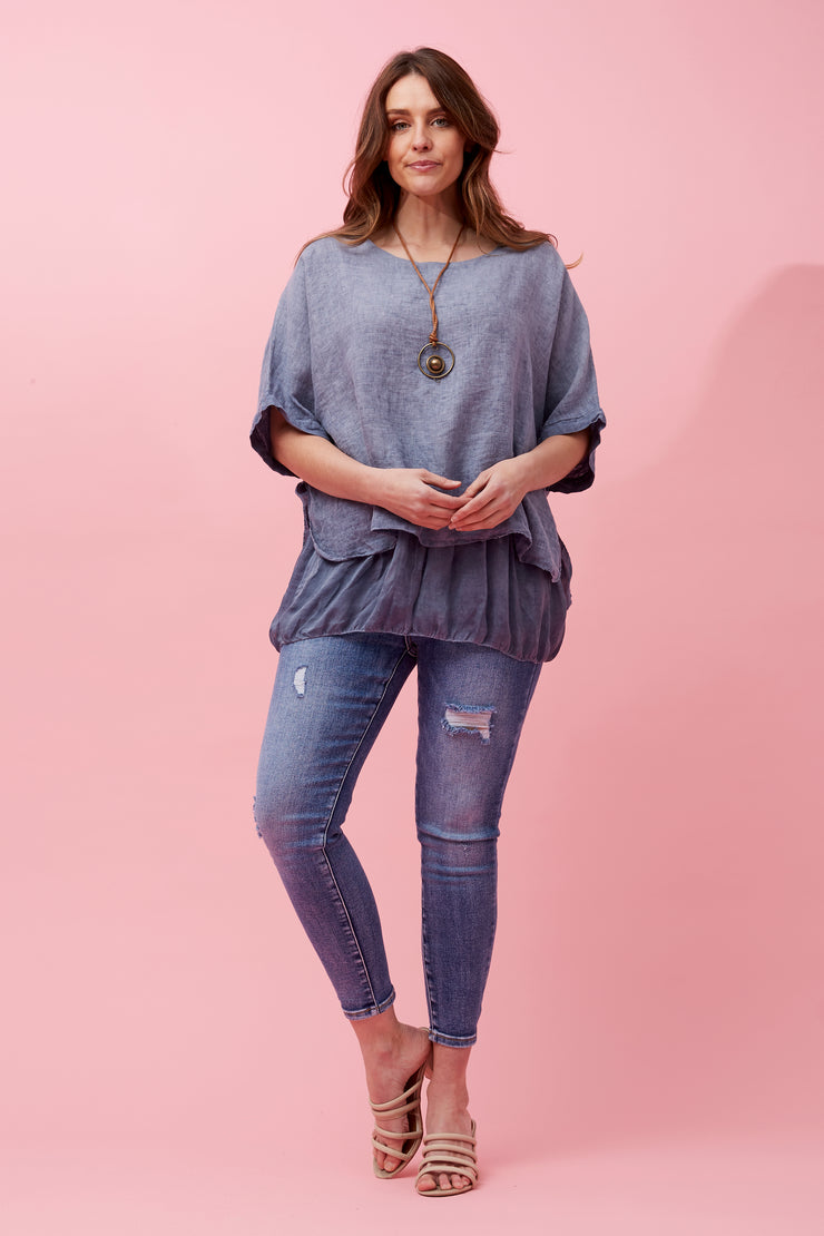 Giana Top Blue