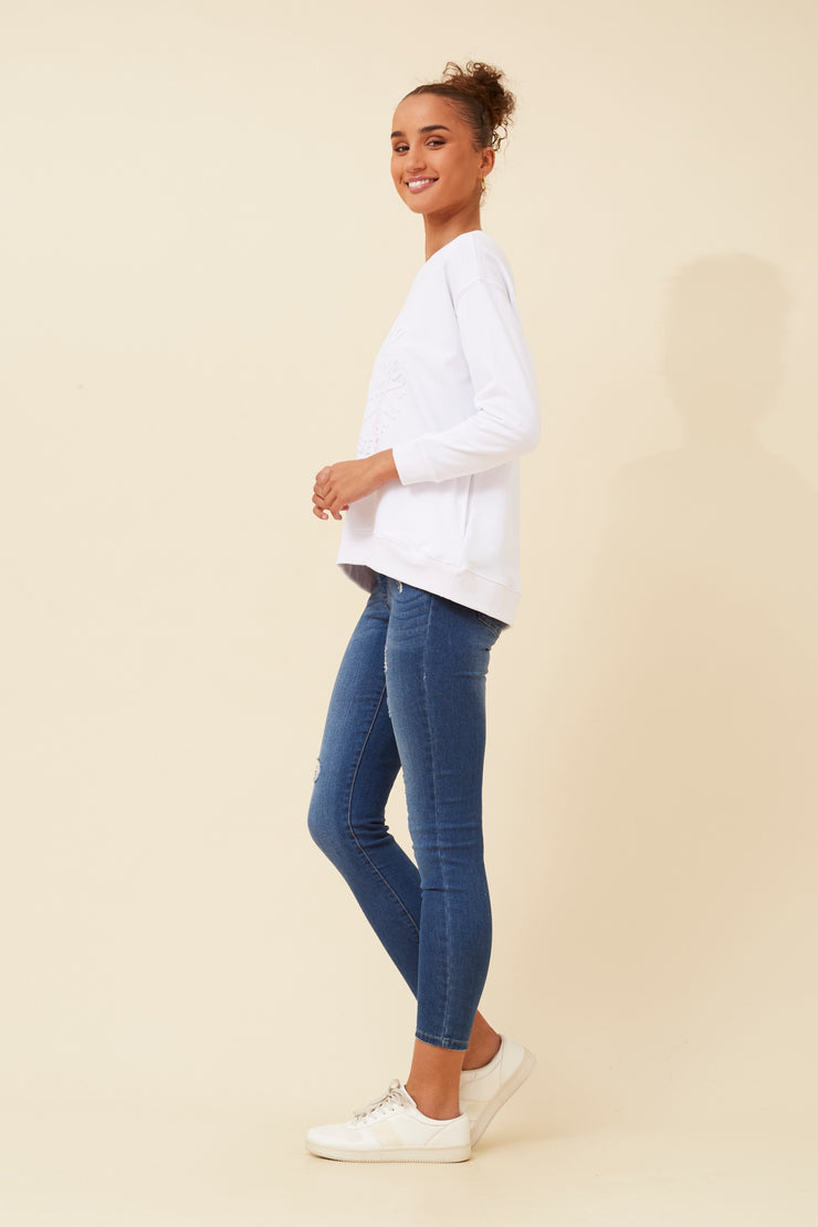 Richie Pullover White
