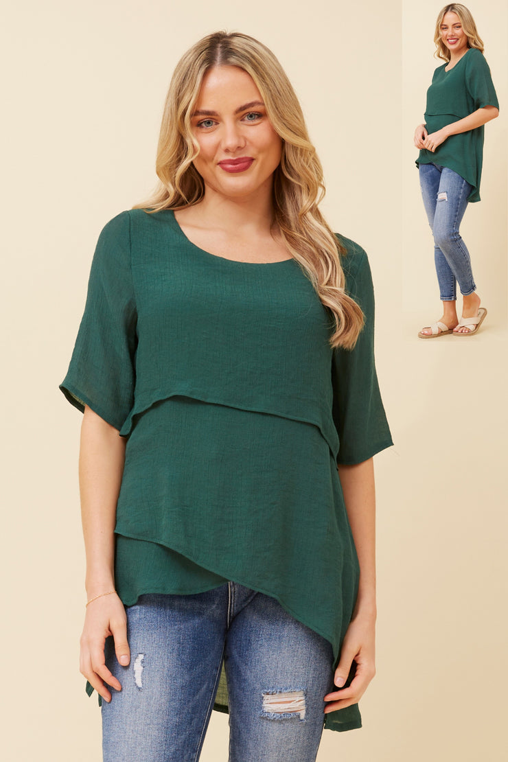 Megan Top Emerald