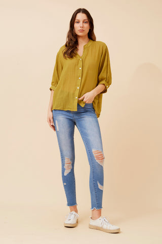 Mellisa Shirt Chartreuse