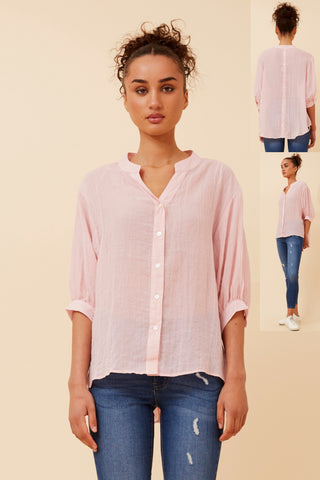 Mellisa Shirt Pale Pink