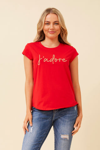 Jadore Tee Cherry