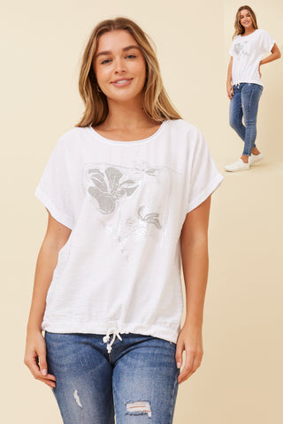 Florence Top White