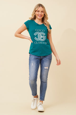 Lucky Tee Emerald Green